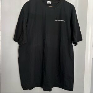 Gildan 100% Cotton Unisex Black Graphic T-Shirt (Sizes L, XL)